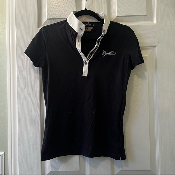 Equiline Show Shirt Navy Blue - Picture 1 of 4